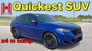 2024 BMW x4 m competition is the Quickest Crossover :All Specs Test Drive