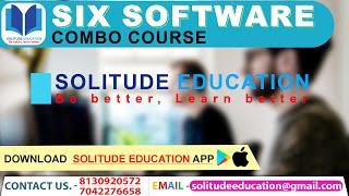 Six Software Combo Course | Solitude Education | Civil Engg. | #shorts