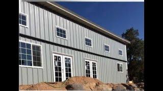 ARIZONA 50 X 30 SINGLE SLOPED EXTRA TALL BARNDOMINIUM  STEEL HOUSE KIT