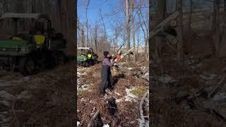 Morning Workout with Susan. Get a girl that will help cut the wood AND snuggle up by the fire!