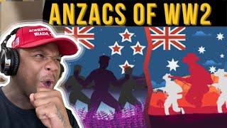 American Reacts to ANZACs of World War 2 | Don't sleep on Australia and New Zealand