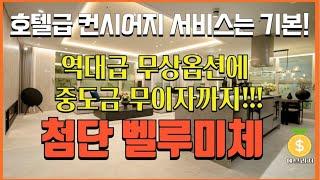 첨단벨루미체! 호텔급 컨시어지 서비스는 기본! 역대급 무상옵션에 중도금 무이자까지!