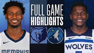 GRIZZLIES at TIMBERWOLVES | FULL GAME HIGHLIGHTS | February 28, 2024