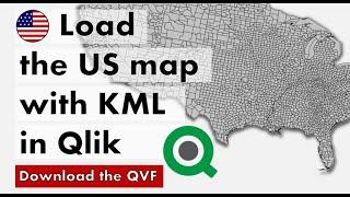 Load the US Map by County and City in Qlik - KML file