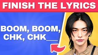 FINISH THE LYRICS KPOP SONGS | MUSIC QUIZ 2024