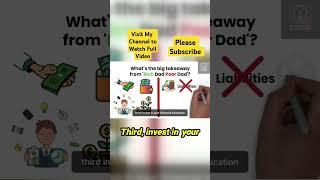 Rich Dad Poor Dad  Part 3 #shorts #motivation  #trending #viralvideo