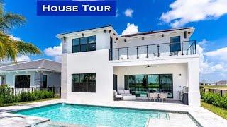 New Construction in Palm Beach Gardens, Florida  Samta Monica Model House Tour Virtual Walk Thru