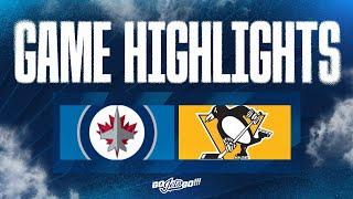 Pittsburgh Penguins vs. Winnipeg Jets - Game Highlights