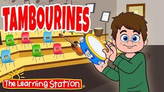 Tambourines  Kid's Musical Instruments  Kids Songs by The Learning Station