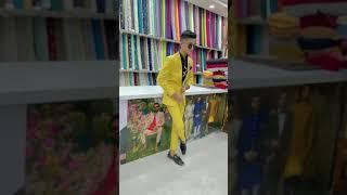 Smple Coat Pant Item Yellow Colour Combination MD cloth