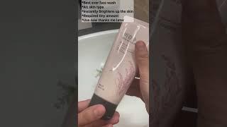 The Face Shop Rice Water Cleanser #shorts #nykaasale #glassskin #rice  #koreanskincare #facewash