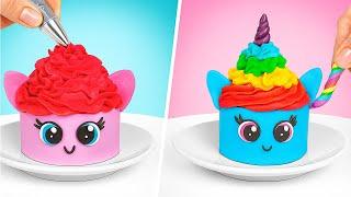  Cutest & Yummiest Cupcakes Ever!  Cactus, Orange & Mini Unicorn Cake DIY 