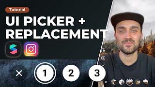 UI Picker + Background Replacement | Spark AR Studio Tutorial