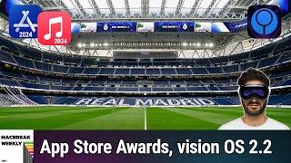 Whacking on the Soccer Wall - App Store Awards, visionOS 2.2, Apple Music Replay