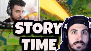 STORY TIME: 72YR OLD BULLY VS SypherPK ft. NICKMERCS (Fortnite Chapter 2)