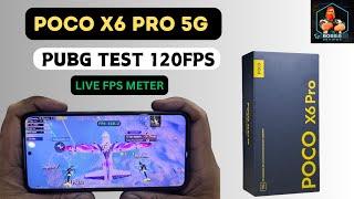 POCO X6 Pro 5G PUBG Test 120 FPS - Ultra Smooth Gameplay 