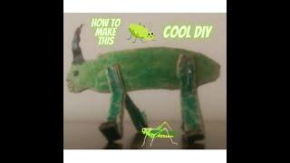 HOW TO MAKE A SIMPLE GRASSHOPPER | DIY | NTZ AND SNA .