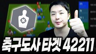타겟터 전술 | 축구도사 42211와 결합! FC Online 피파4 한승엽