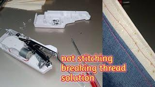 Handheld Sewing Machine Breaking Thread Not Stitching Easy Solution