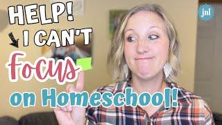 6 HELPFUL RESOURCES FOR THE SCATTERED HOMESCHOOL MOM | Things to help stay focused Mom with ADHD