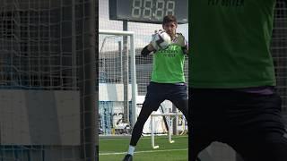 Thibaut Courtois Real Madrid Goalkeeper Training 