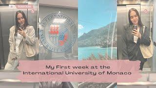 I'M BACKKKKK!   My first week at the International University of Monaco 