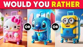 Would You Rather - Build Your Dream Suitcase ️️ Daily Quiz