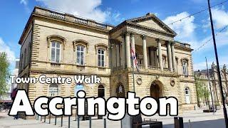 Accrington, Lancashire【4K】| Town Centre Walk 2021