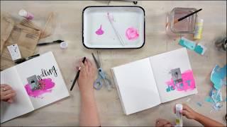 Art Journal Pages with Get Messy
