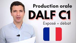 DALF C1 | Production orale | Simulation exposé + débat (Sous-titres)