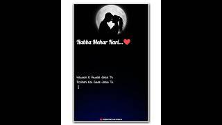 Rabba Mehar Kari Song Status | Darshan Raval | Rajkamal Karwasra