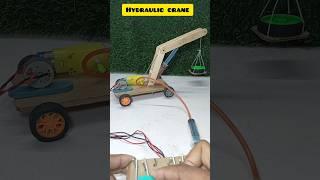 Hydraulic crane project part 1 #motor #ytshorts #tech