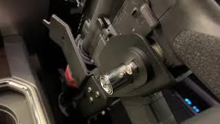 GunMount locking AR-15 vehicle mount lock function