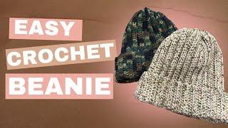 Easy & Quick Crochet Beanie Tutorial