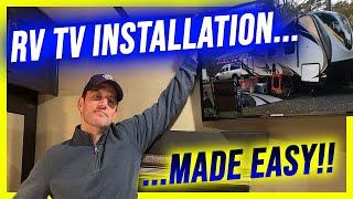 How to EASILY Install a TV in Your RV Using This Simple Trick!