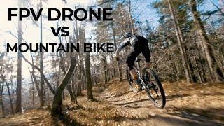 How to CRASH your FPV drone (FPV DRONE vs MOUNTAIN BIKE)