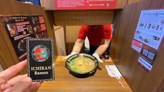 Eating ICHIRAN Ramen at a Pop-up Restaurant