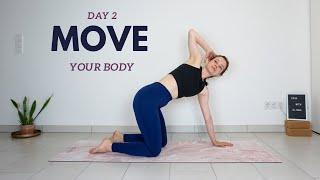 Day 2 MOVE - 15 min Full Body Yoga Routine | 30 Day x 15 minute Everyday Yoga Series