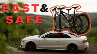 Roof Rack for 2 Bikes Travel - Suction Cups Based Rassine