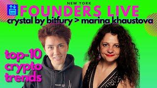 [Founders Live] Marina Khaustova, Crystal Blockchain by Bitfury, Crypto Trends 2021 | iLIFTTV