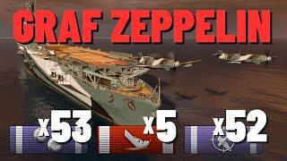 Graf Zeppelin: Two CVs Destroyed, Parseval Taken Out with Secondaries!