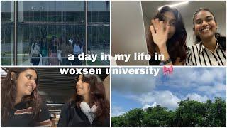 A day in my life in woxsen university | Friends, Studying in Library, Classes, Movie night |