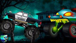 Police Truck Chasing Monster Truck + More Amazing Truck Videos for Kids by HHMT