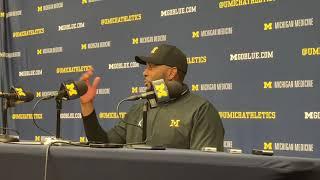 Michigan’s Sherrone Moore describes scene in locker room after USC win