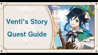 Genshin Impact: Carmen Dei Chapter Act 1 - imaginary friends (Venti's story quest guide) part 1