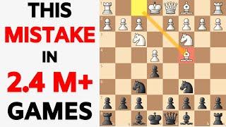 Most Common Chess Opening MISTAKE | Key Tactical Pattern