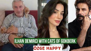 Ilhan demirci with Cats of Gökberk demirci !Özge yagiz Happy