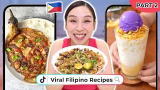 I Tried Viral Filipino TikTok Recipes Part 2