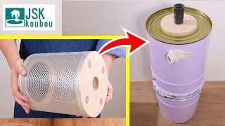 building a cyclone dust collector 【DIY】