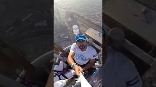 Sheikh Hamdan Fazza Dubai Crown Prince Climb Burj Khalifa Top Tower Throwback Memories #faz3 #fazza